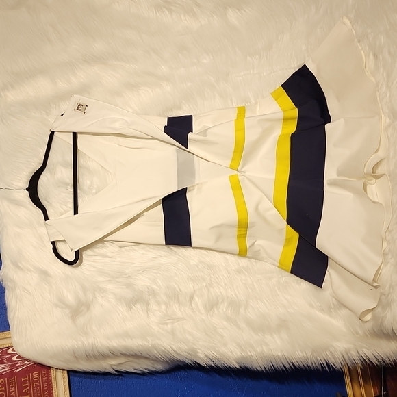 Anne Klein dress 98% cotton Sz 6 - Picture 7 of 15